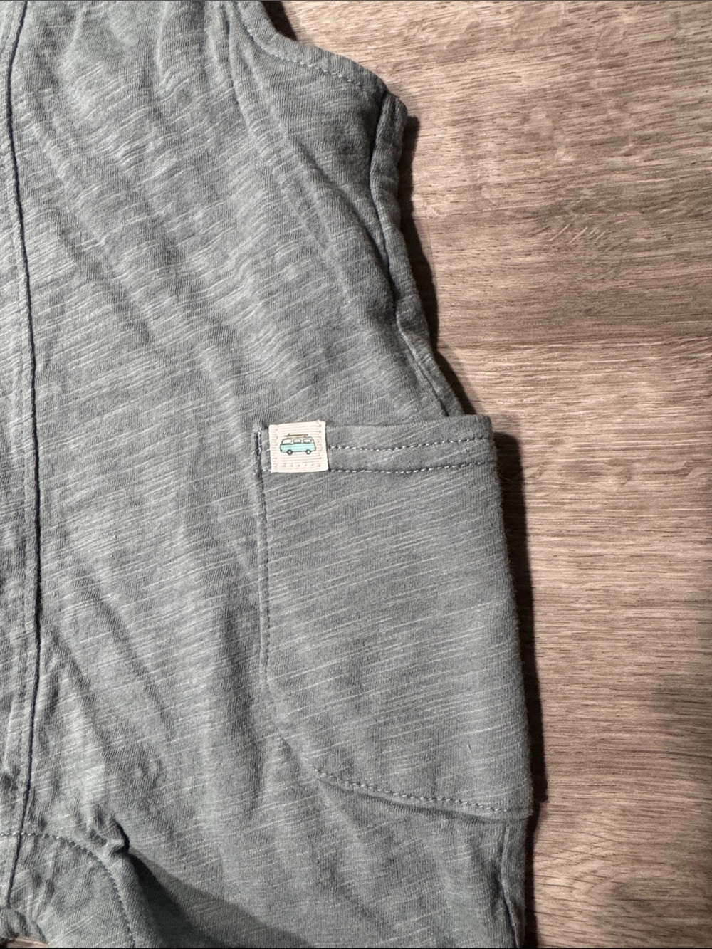 Carters Teal Overalls - Picture 3 of 5